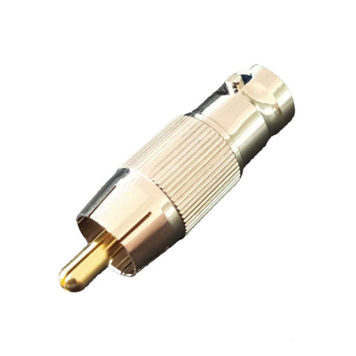 Premium BNC Female to RCA Phono Male Connector Adapter Center Contact Plating: Gold plating