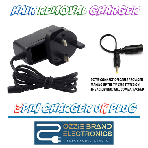 UK 9V 1A 1000mA AC/DC Power Supply Adapter Charger Plug Compatible For NoNo Hair Removal Model 8800