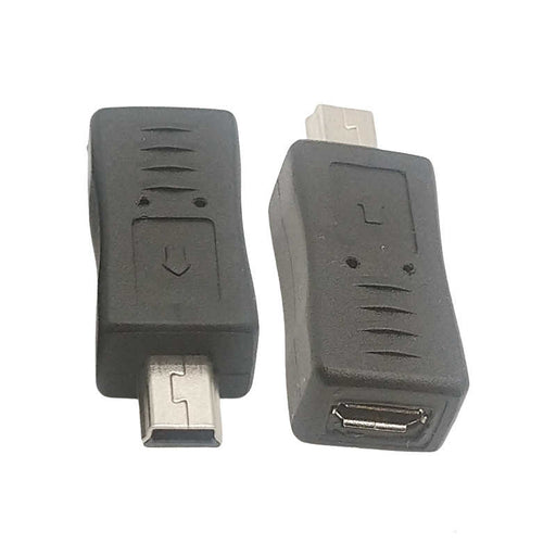 Mini USB Male to Micro USB Female Connector Converter Extension USB Adapter Plug