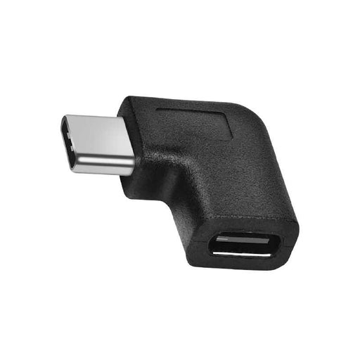 90 Degree USB-C Male to Female Adapter, Right/Left Angled Type-C Extension for Phone, Laptop
