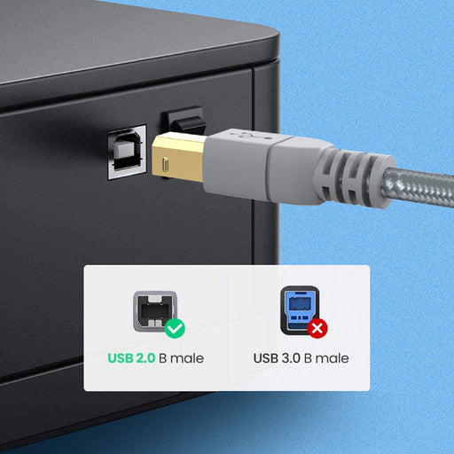 Premium USB C Type-C to USB 2.0 B Type Midi Interface & Printer Data Cable