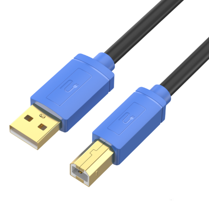 USB 2.0 Type A to Type B Male Shielded Printer Digital Cable