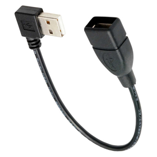 30cm 90 Degree Right Angled USB 2.0 A Male to Female Extension Cable