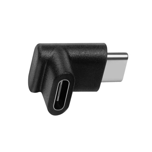 90 Degree USB-C Male to Female Adapter, Up/Down Angled Type-C Extension for Phone, Laptop