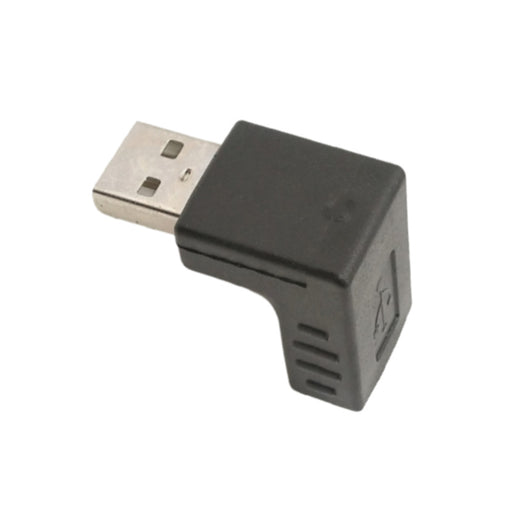 90 Degree Down Angle USB 2.0 Type A Male to Type A Female Up Angled Extension Adapter