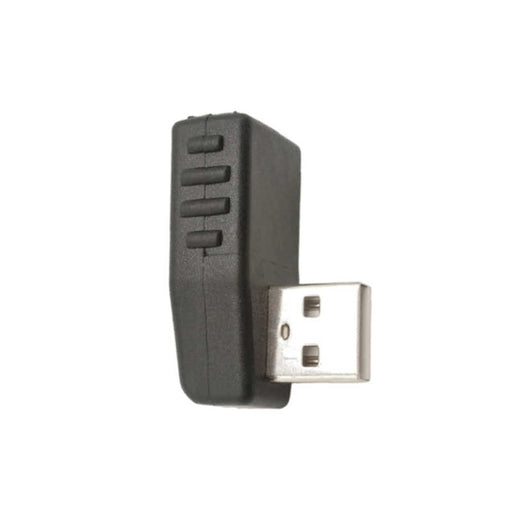 90 Degree Left Angle USB 2.0 Type A Male to Type A Female Angled Extension Adapter