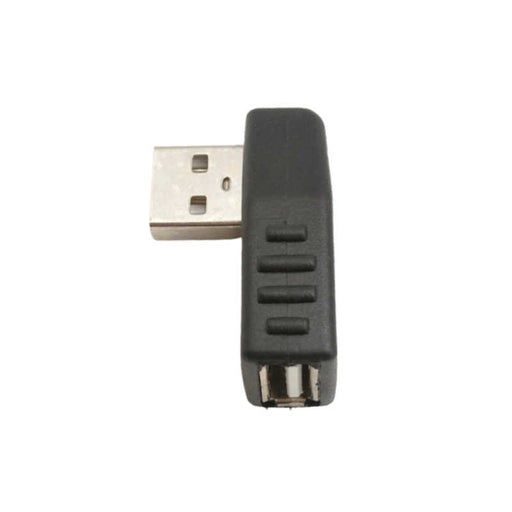 90 Degree Right Angle USB 2.0 Type A Male to Type A Female Angled Extension Adapter