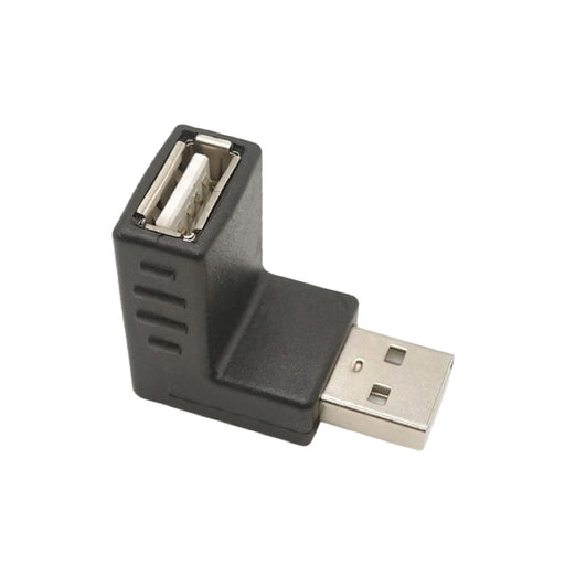 90 Degree Up USB 2.0 Type A Male to Type A Female Up Angled Extension Adapter