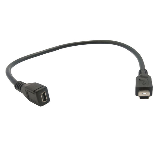 Mini USB 5 Pin Male to Female Extension Data Sync Cable Connector Charger 30cm